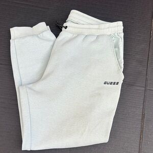 GUESS Men's Soft GREEN  Joggers SZ L